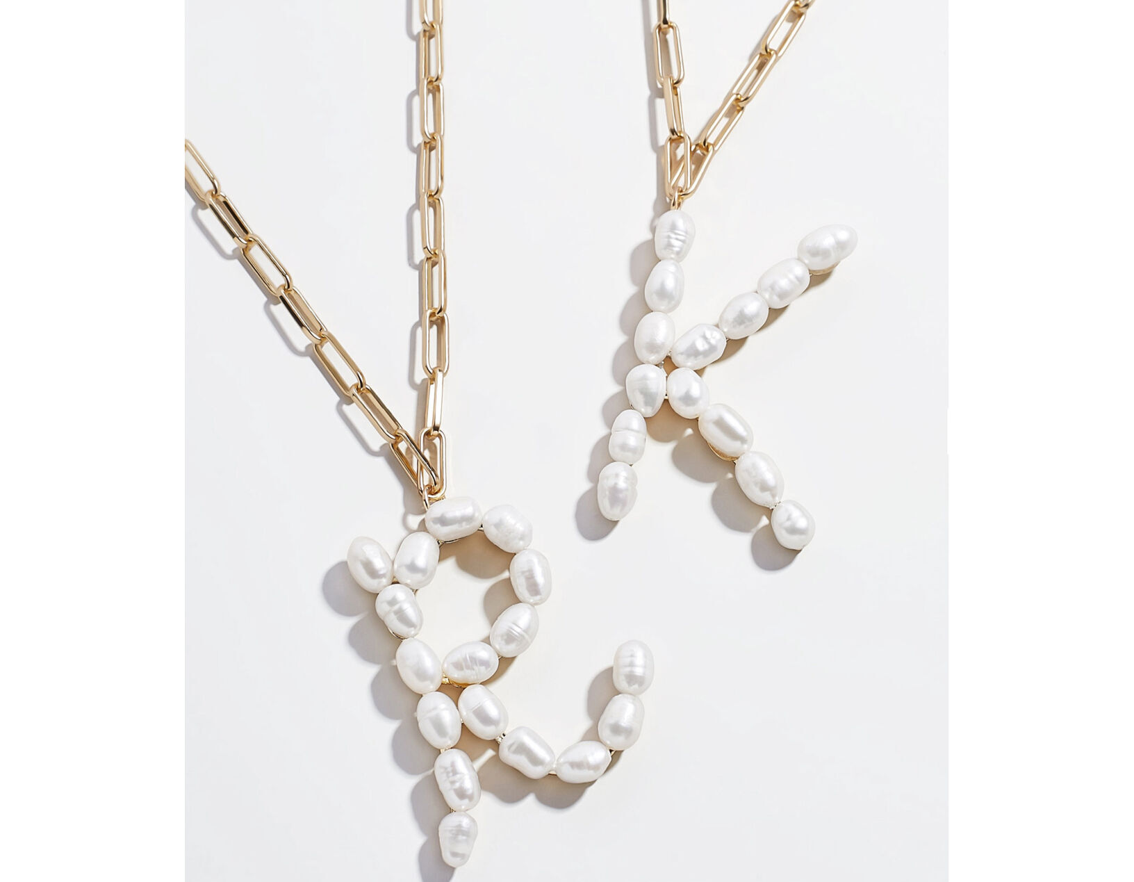 Blair Hera Pearl Initial pendants